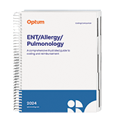 image of 2024 Coding Companion® for ENT/Allergy/Pulmonology (Spiral)